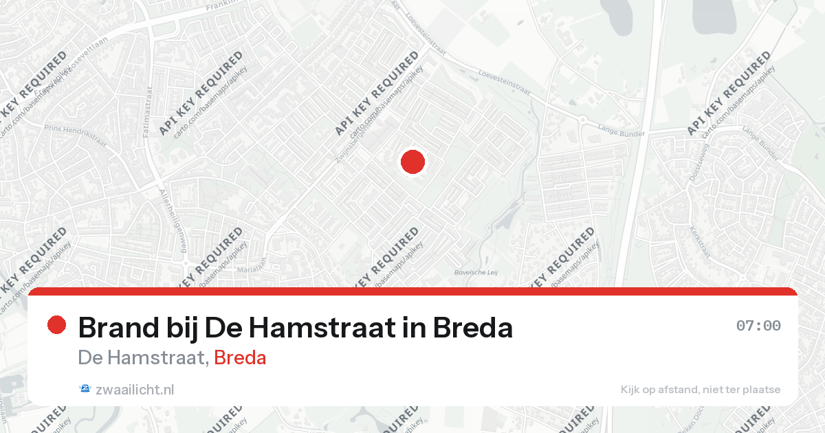 Brand bij De Hamstraat in Breda — 7 feb 2026