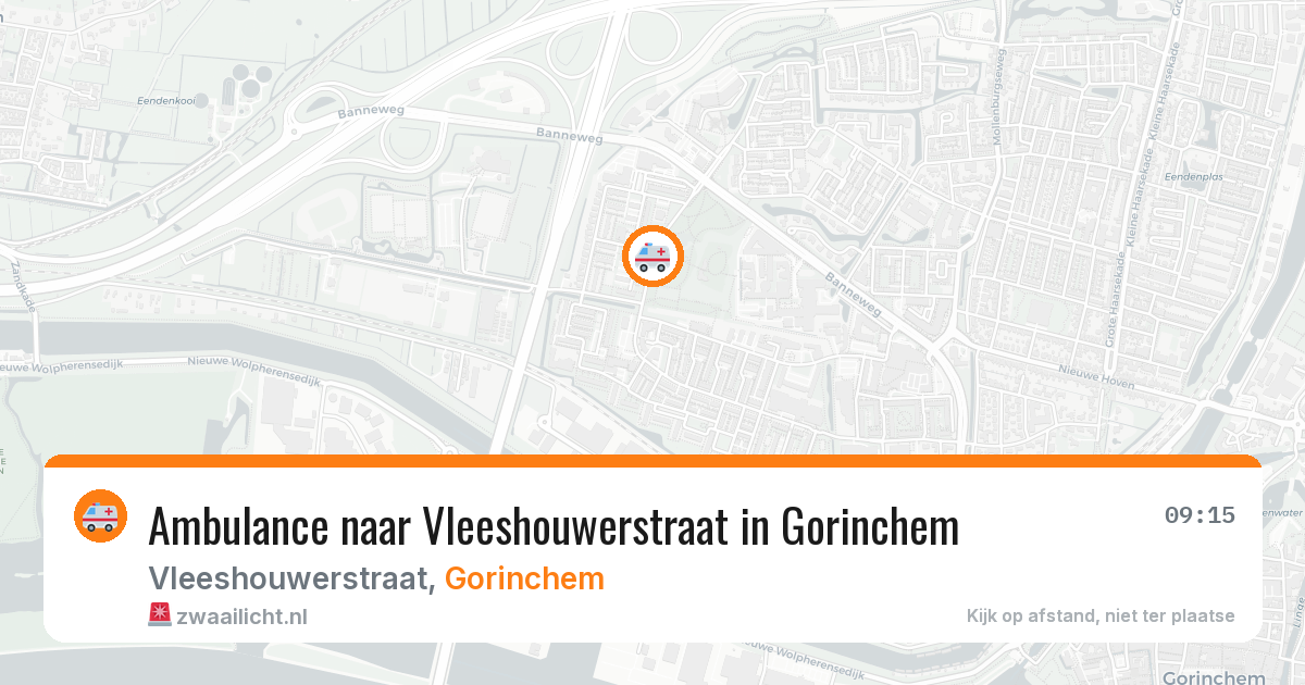Ambulance naar Vleeshouwerstraat in Gorinchem — 11 jun 2026