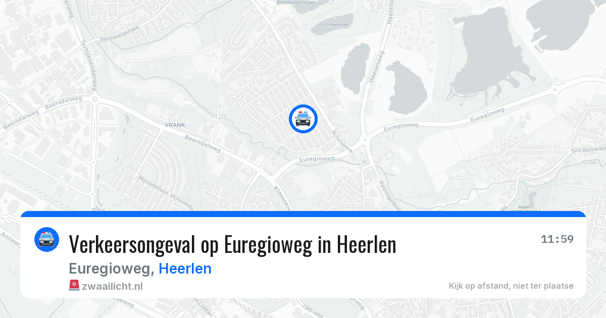 Verkeersongeval op Euregioweg in Heerlen — 2 aug 2026