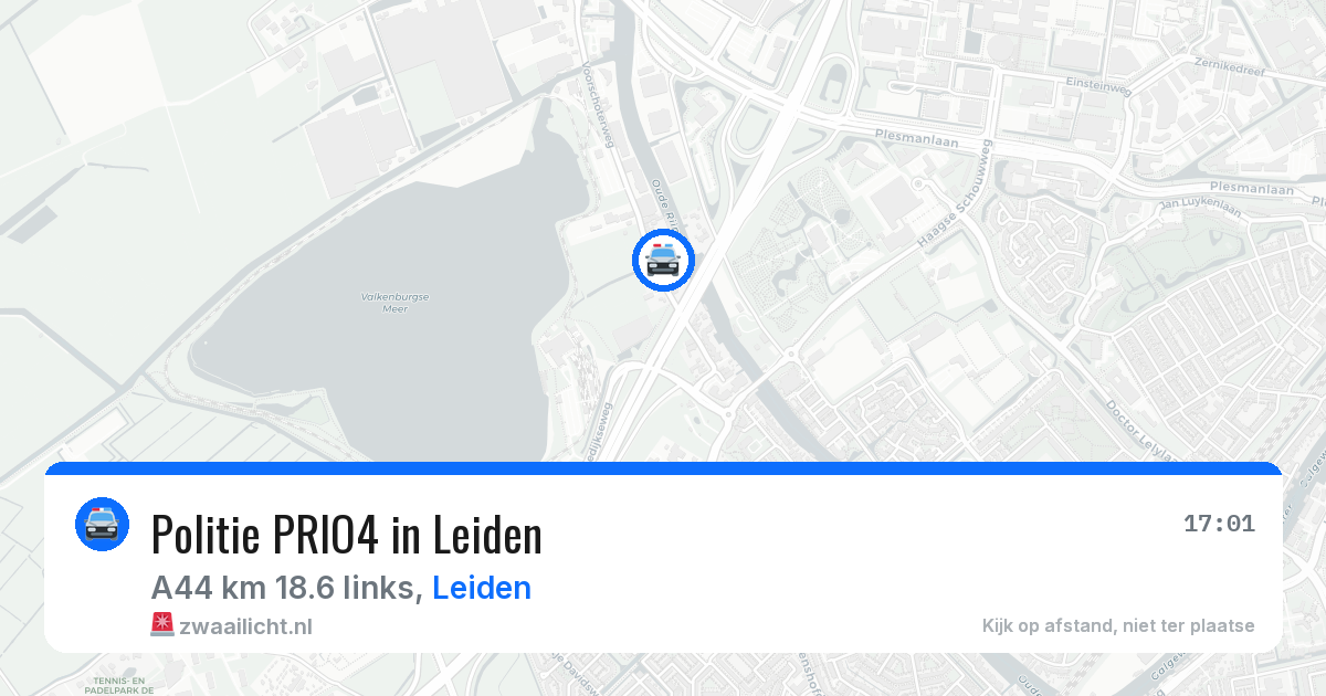 Politie PRIO4 in Leiden — 14 aug 2026 | 🚨 Zwaailicht.nl