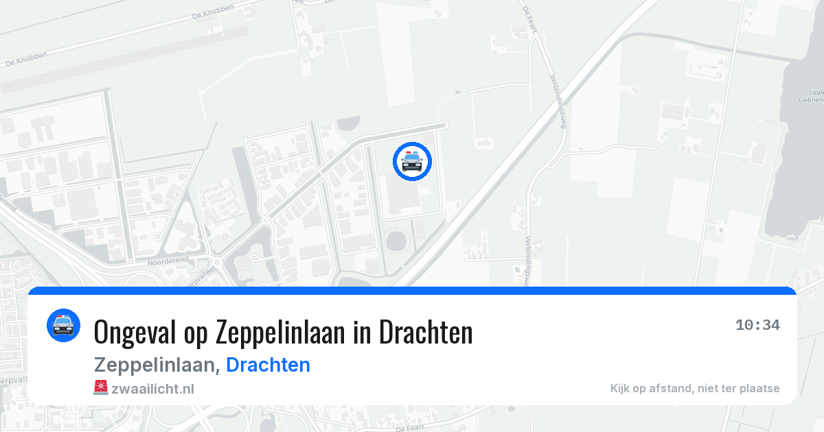 Ongeval op Zeppelinlaan in Drachten — 11 mei 2026