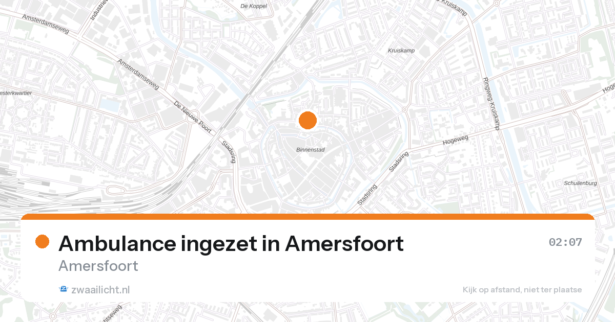 Ambulance ingezet in Amersfoort — 1 feb 2026