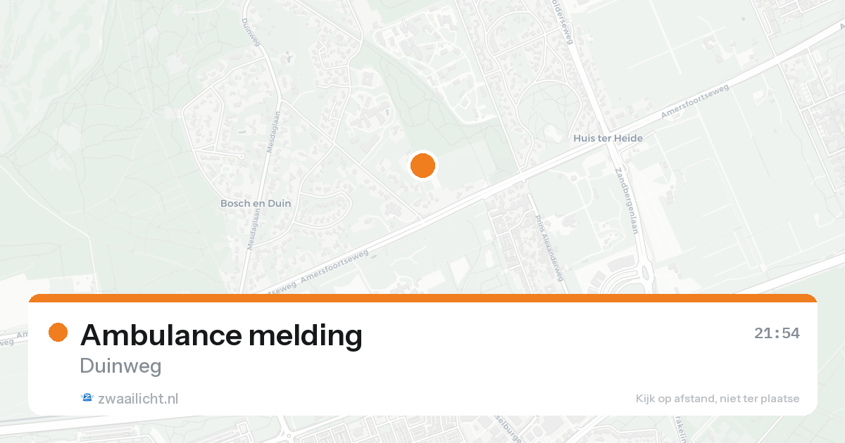 Ambulance melding — 7 feb 2026