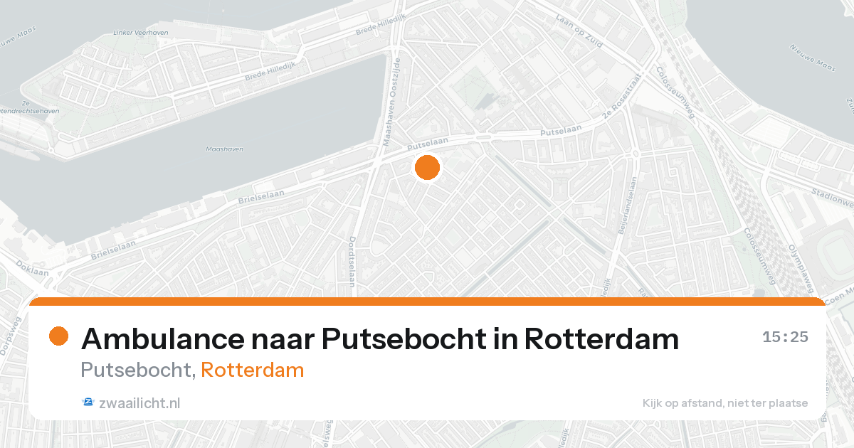 Ambulance naar Putsebocht in Rotterdam — 21 aug 2026