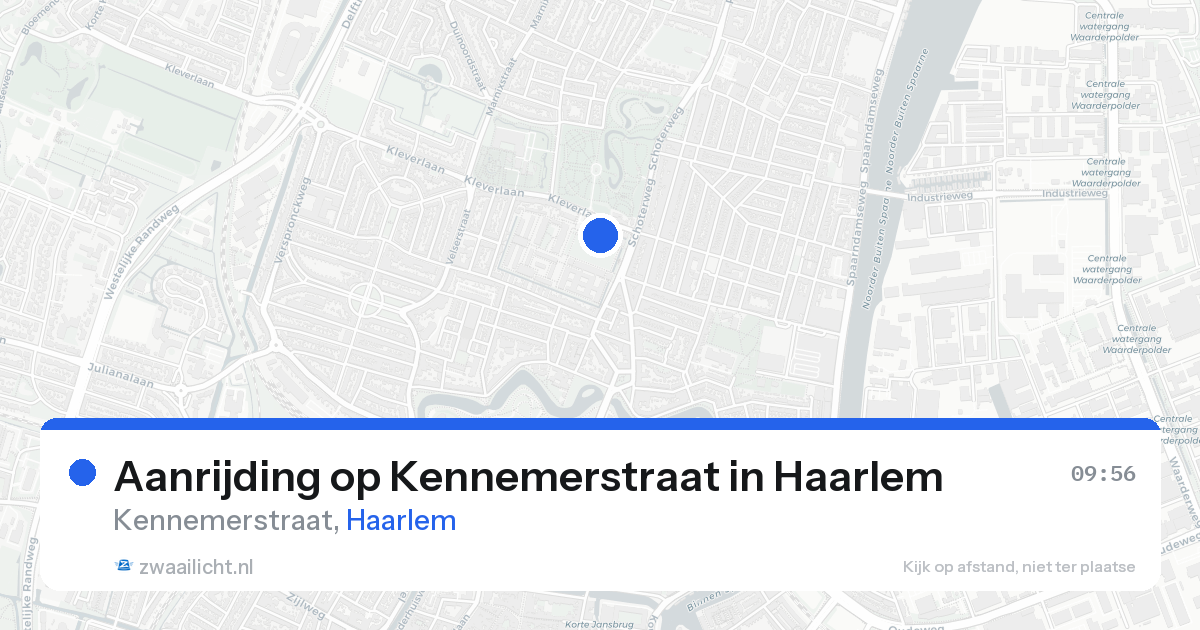 Aanrijding op Kennemerstraat in Haarlem — 21 aug 2026