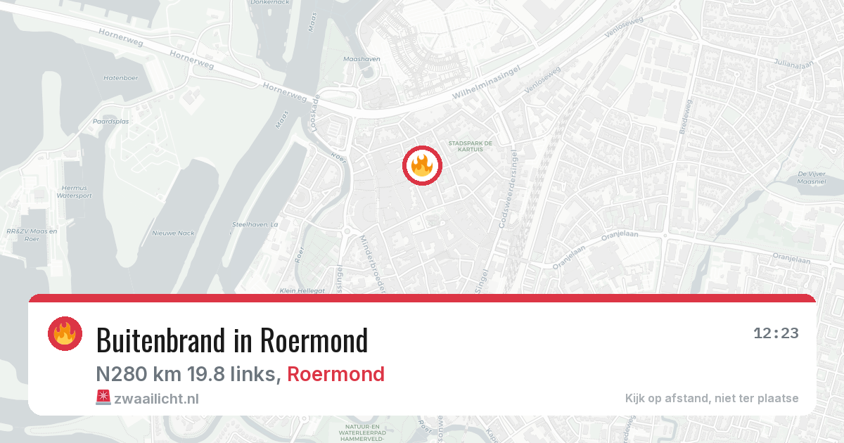 Buitenbrand in Roermond — 12 jul 2026