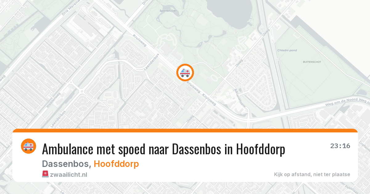 Ambulance met spoed naar Dassenbos in Hoofddorp — 30 jun 2026