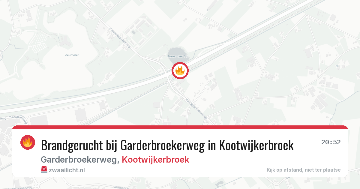 Brandgerucht bij Garderbroekerweg in Kootwijkerbroek — 18 mrt 2026