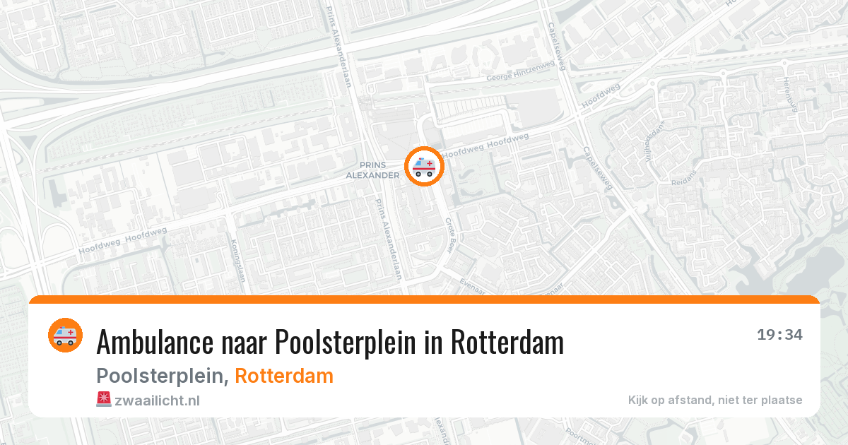 Ambulance naar Poolsterplein in Rotterdam — 29 jun 2026