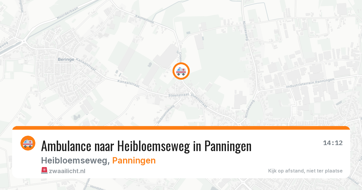 Ambulance naar Heibloemseweg in Panningen — 3 aug 2026