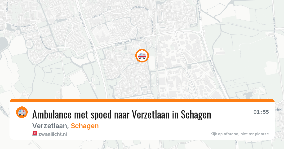 Ambulance met spoed naar Verzetlaan in Schagen — 12 mei 2026