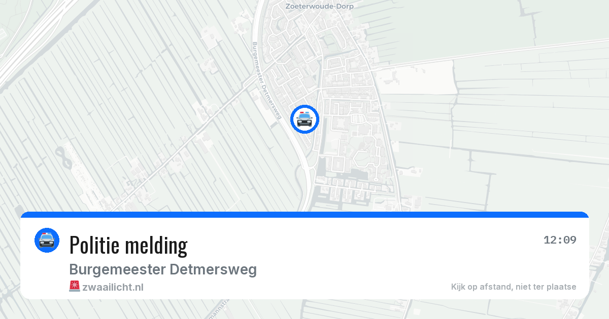 Politie melding — 23 mrt 2026
