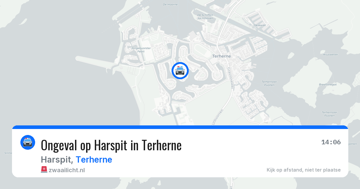 Ongeval op Harspit in Terherne — 13 jun 2026