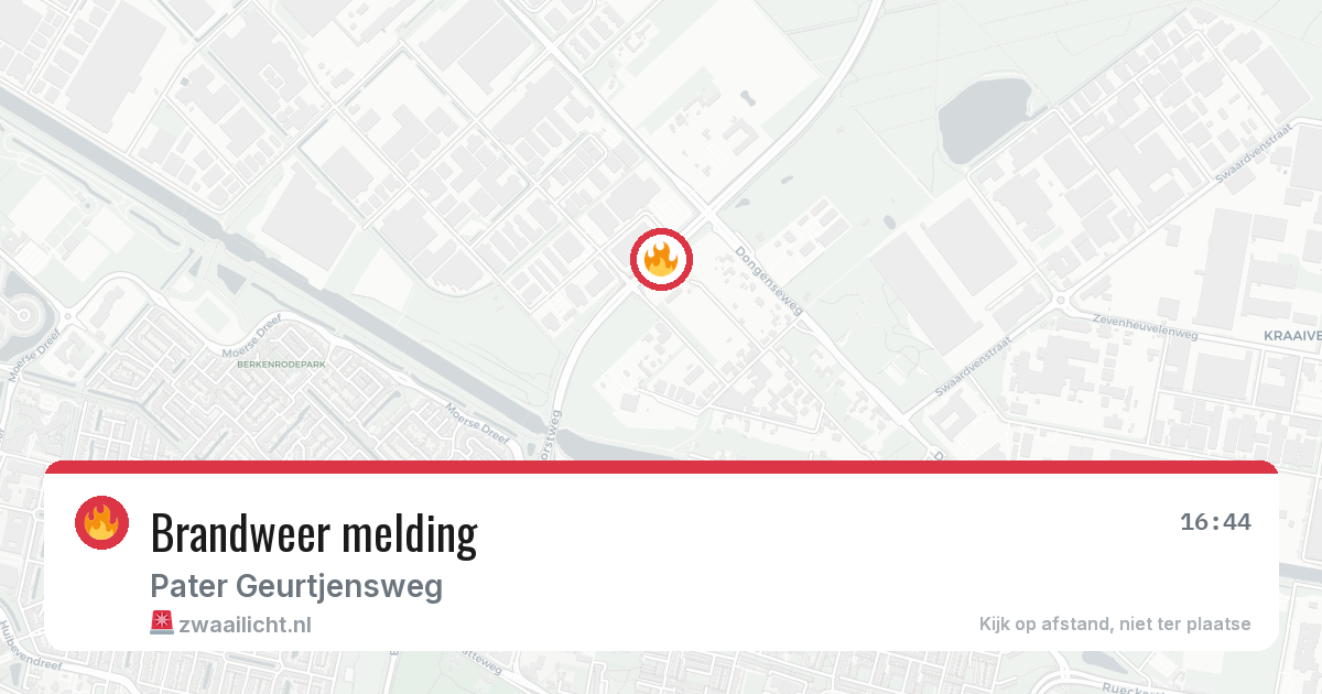 Brandweer melding — 25 apr 2026