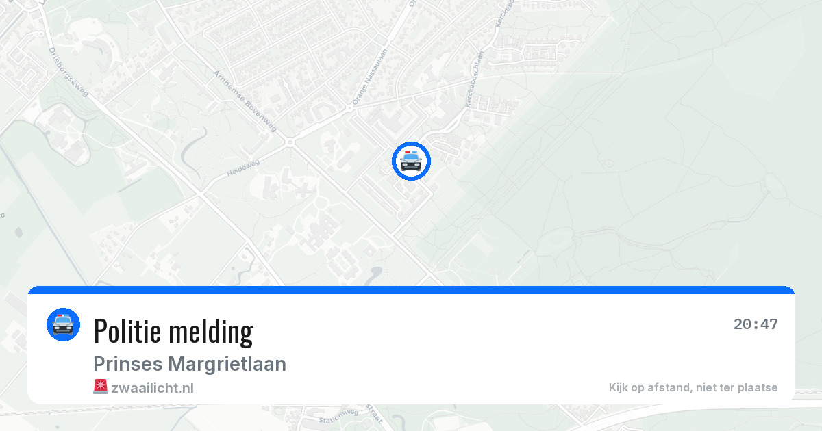 Politie melding — 24 jun 2026