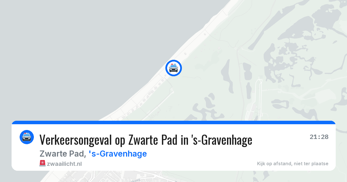 Verkeersongeval op Zwarte Pad in 's-Gravenhage — 2 jul 2026