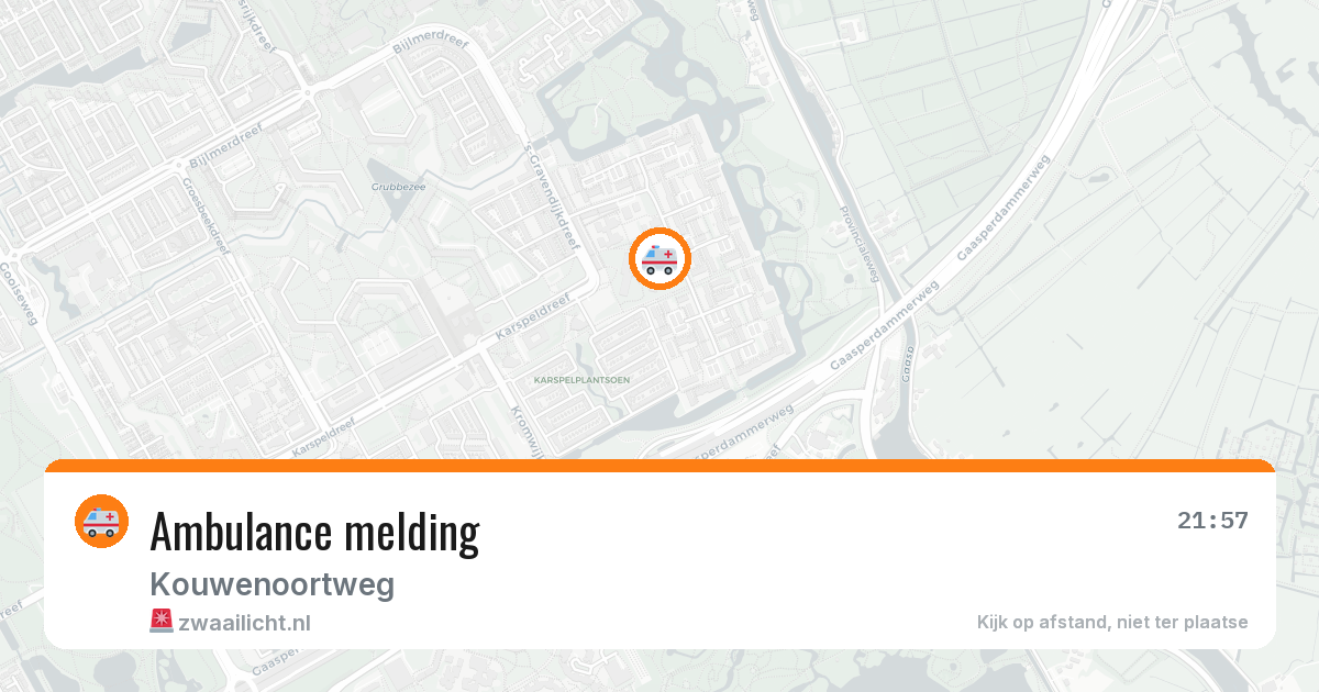 Ambulance melding — 4 jul 2026