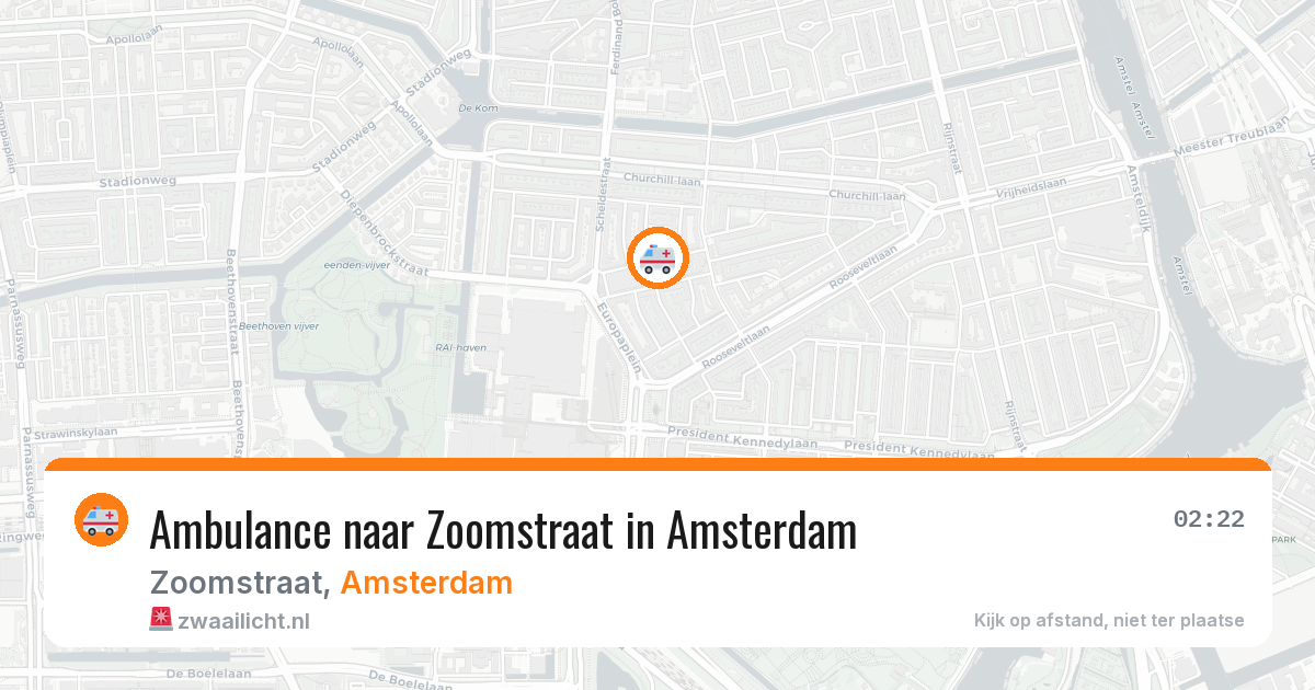 Ambulance naar Zoomstraat in Amsterdam — 30 jun 2026