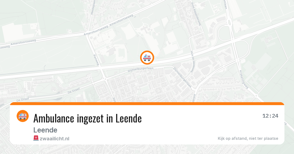 Ambulance ingezet in Leende — 30 jan 2026