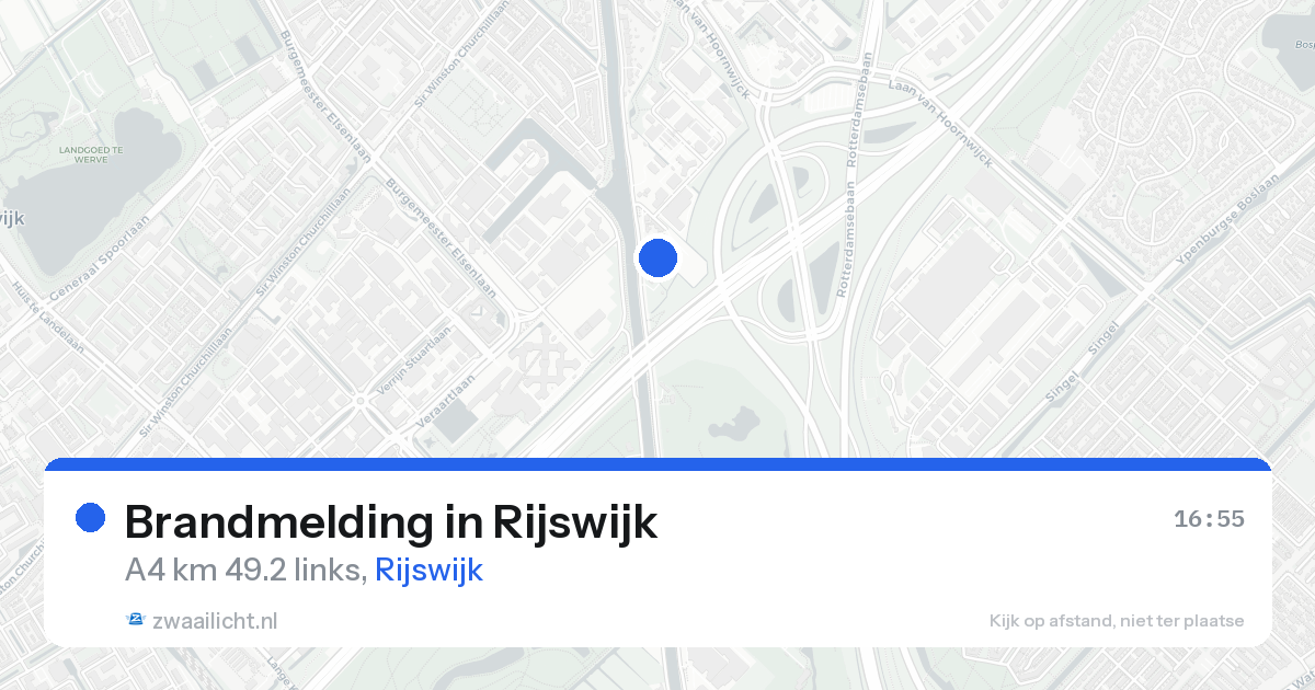 Brandmelding in Rijswijk — 20 aug 2026