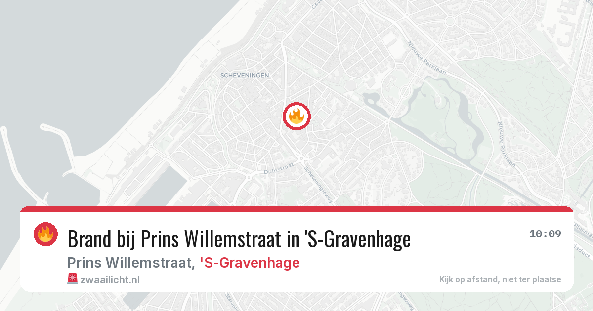 Brand bij Prins Willemstraat in 'S-Gravenhage — 30 mei 2026