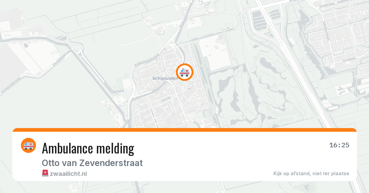 Ambulance melding — 25 apr 2026