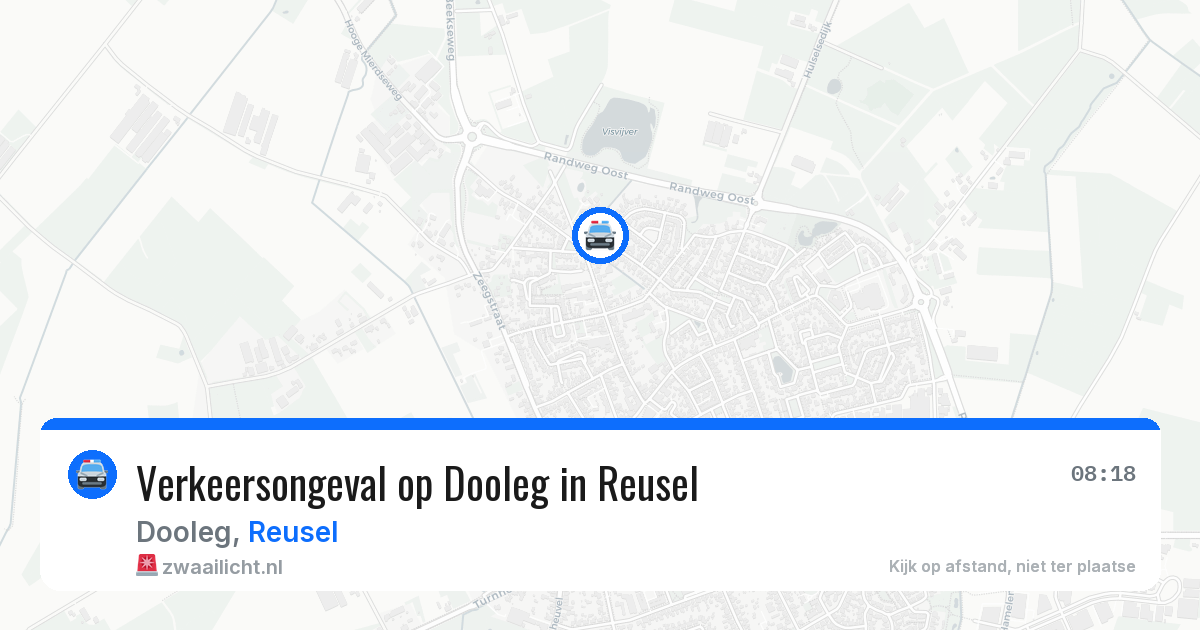 Verkeersongeval op Dooleg in Reusel — 19 jun 2026