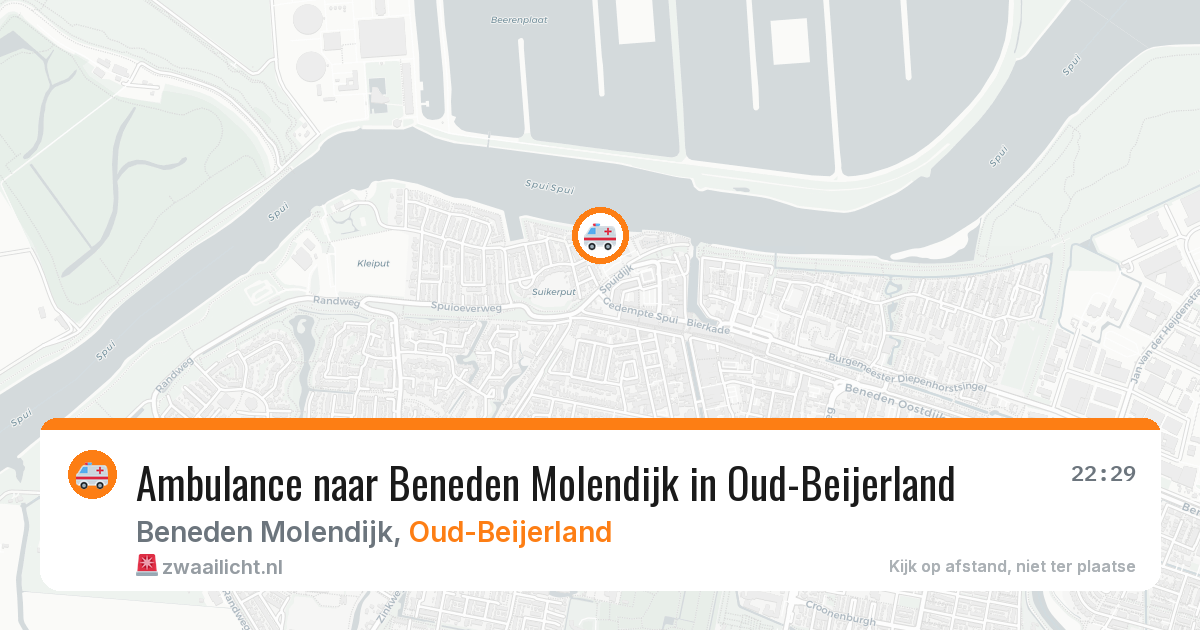 Ambulance naar Beneden Molendijk in Oud-Beijerland — 17 jan 2026