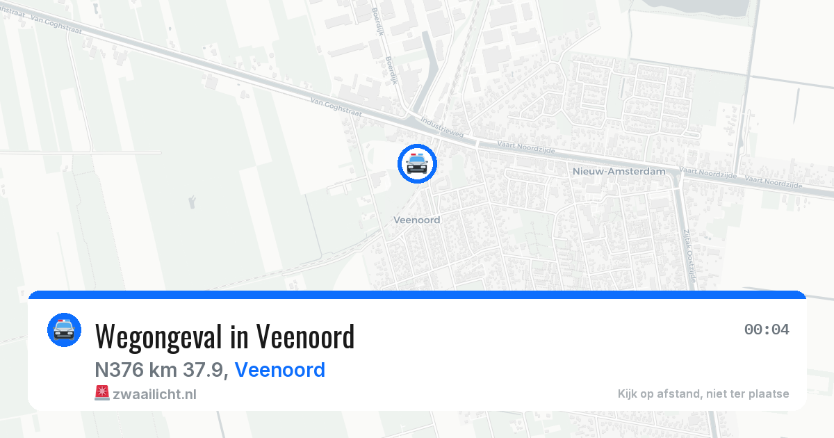 Wegongeval in Veenoord — 28 mei 2026
