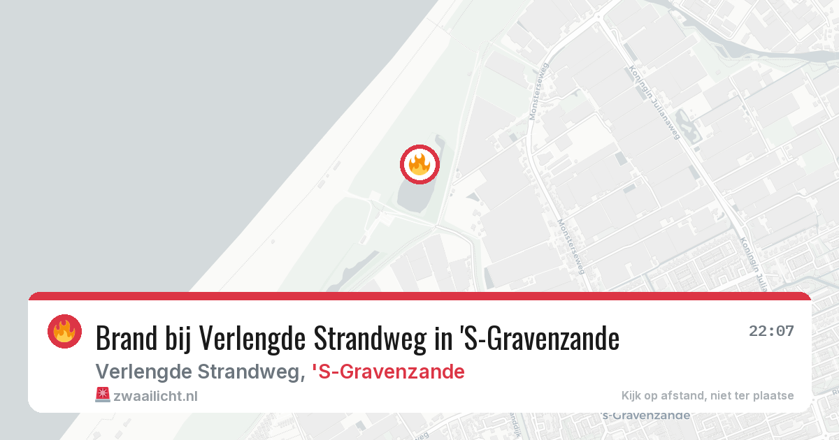 Brand bij Verlengde Strandweg in 'S-Gravenzande — 10 mrt 2026