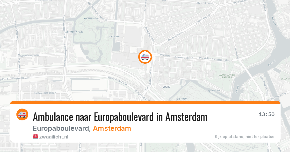 Ambulance naar Europaboulevard in Amsterdam — 24 jun 2026