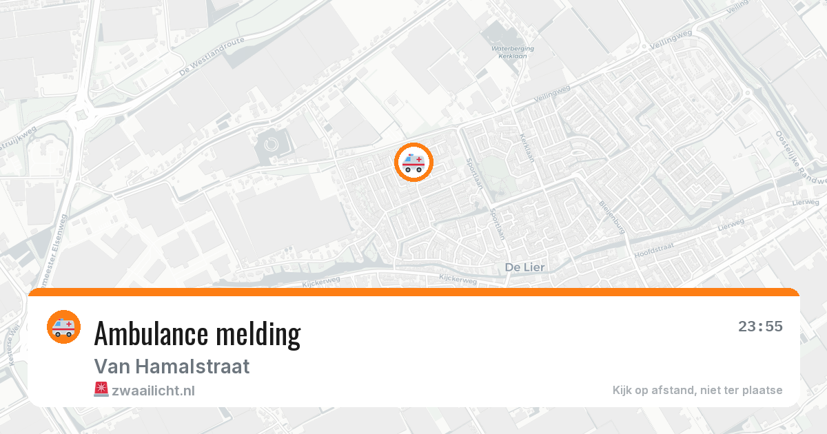Ambulance melding — 16 jun 2026