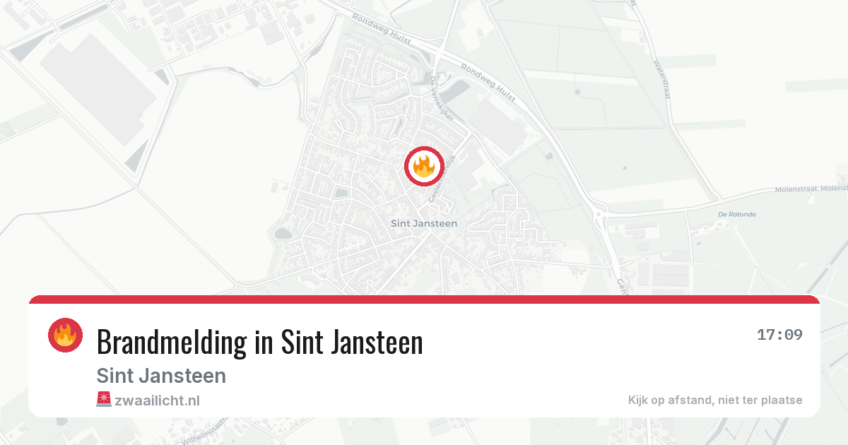 Brandmelding in Sint Jansteen — 17 feb 2026