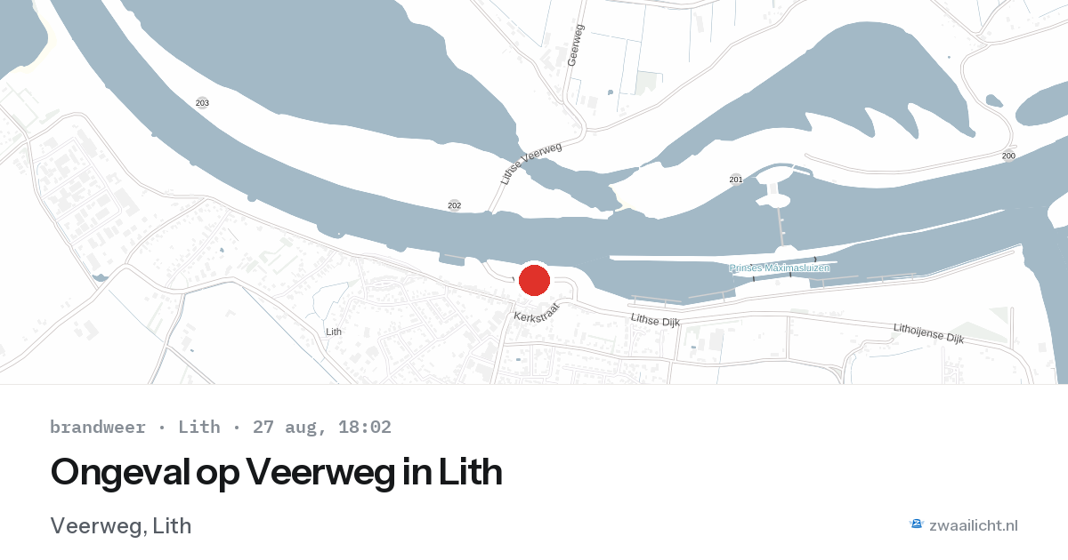 Ongeval op Veerweg in Lith — 27 aug 2026