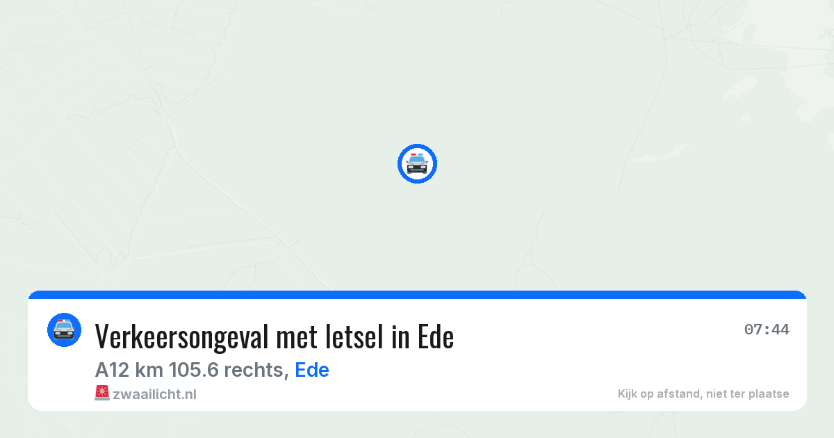 Verkeersongeval met letsel in Ede — 25 mei 2026