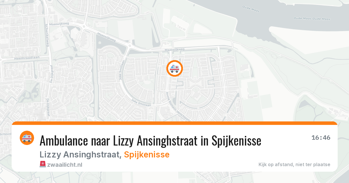 Ambulance naar Lizzy Ansinghstraat in Spijkenisse — 12 jun 2026