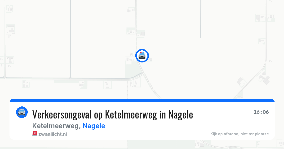 Verkeersongeval op Ketelmeerweg in Nagele — 12 mei 2026