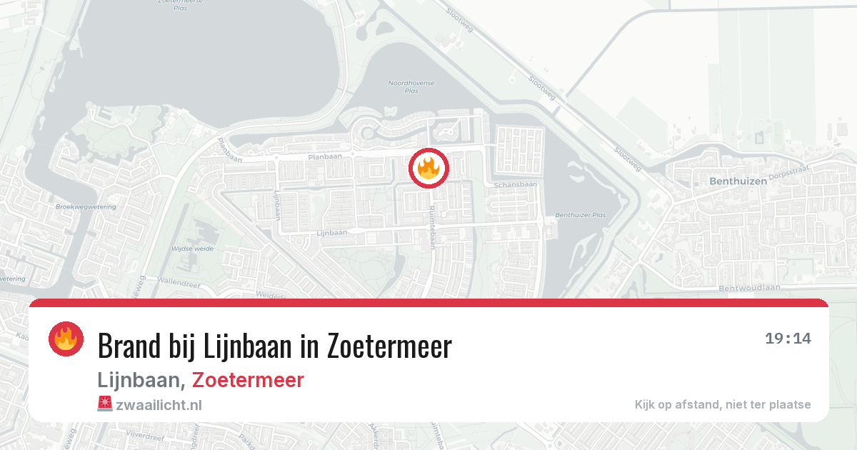 Brand bij Lijnbaan in Zoetermeer — 9 jun 2026