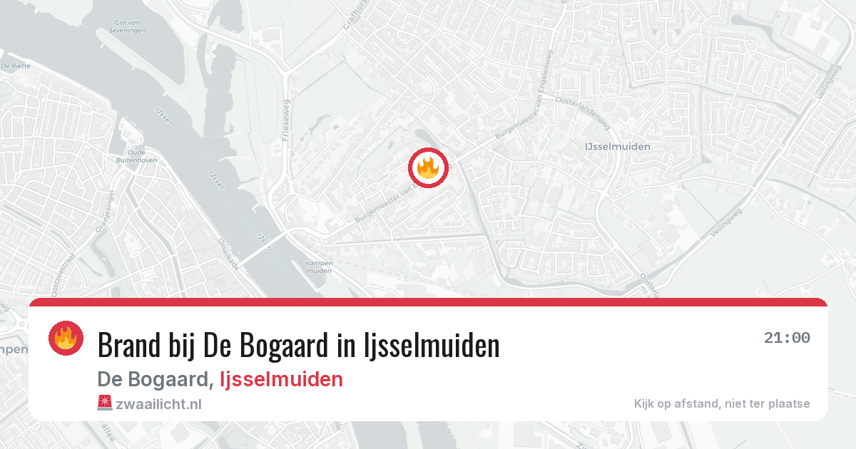 Brand bij De Bogaard in Ijsselmuiden — 5 aug 2026