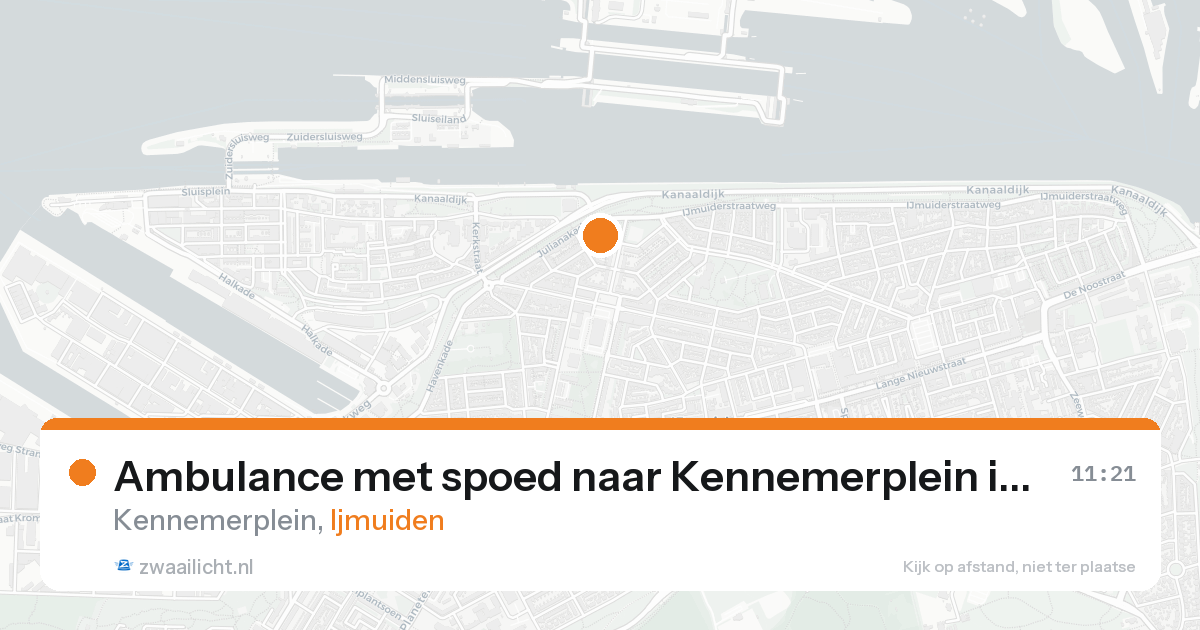 Ambulance met spoed naar Kennemerplein in Ijmuiden — 3 jun 2026