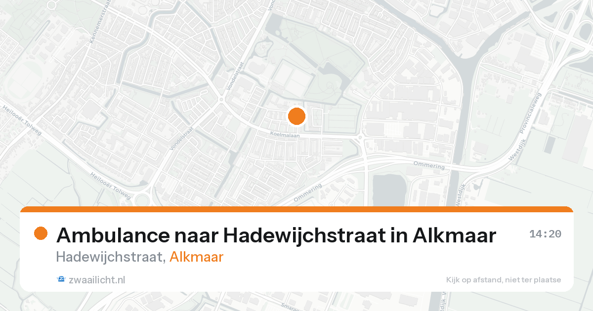 Ambulance naar Hadewijchstraat in Alkmaar — 30 jan 2026