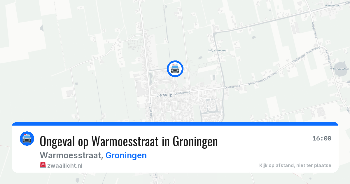 Ongeval op Warmoesstraat in Groningen — 22 jan 2026