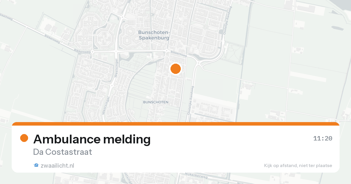 Ambulance melding — 31 jan 2026
