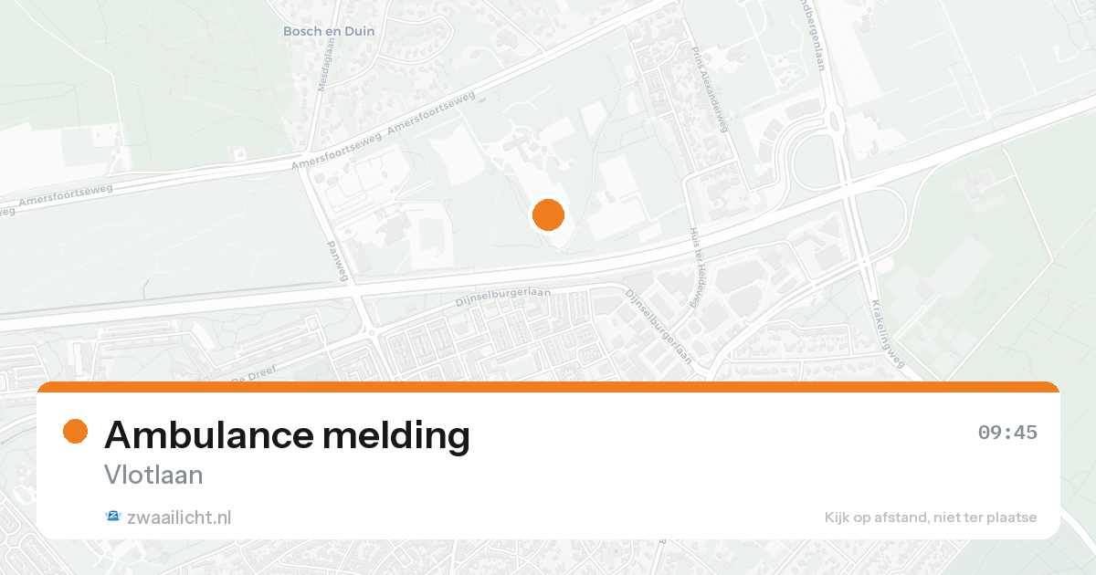 Ambulance melding — 5 mei 2026