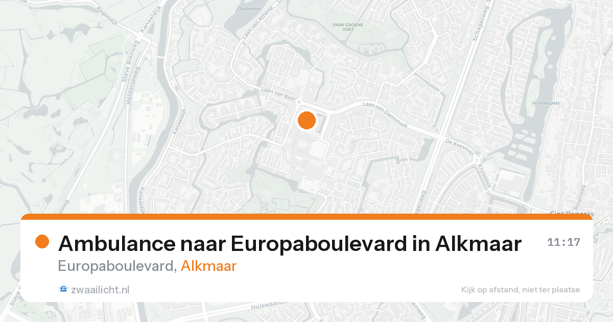 Ambulance naar Europaboulevard in Alkmaar — 31 jan 2026