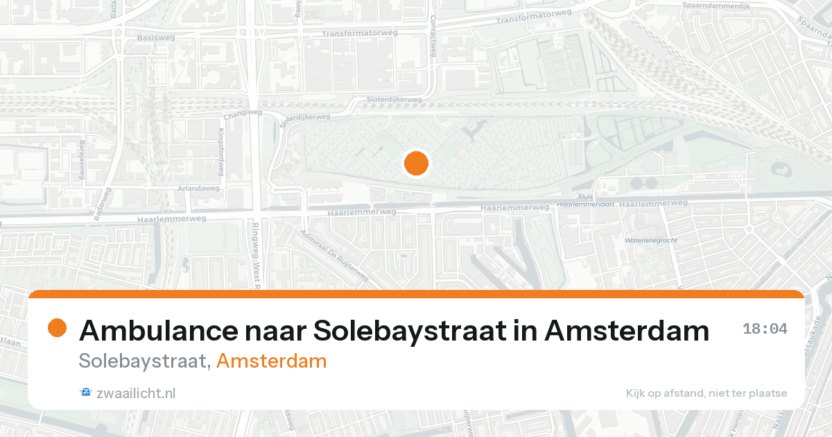 Ambulance naar Solebaystraat in Amsterdam — 7 feb 2026