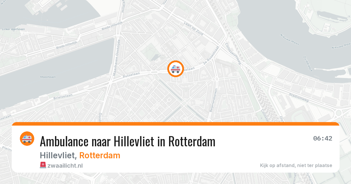 Ambulance naar Hillevliet in Rotterdam — 12 apr 2026