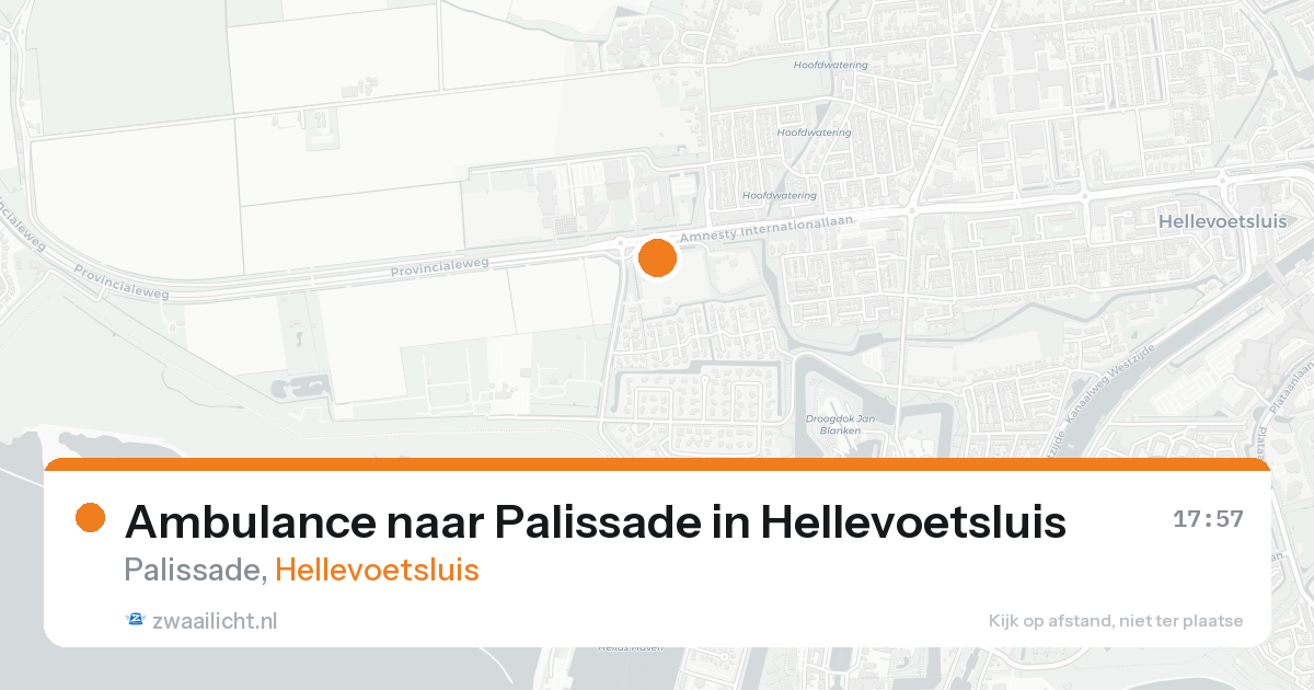 Ambulance naar Palissade in Hellevoetsluis — 25 aug 2026