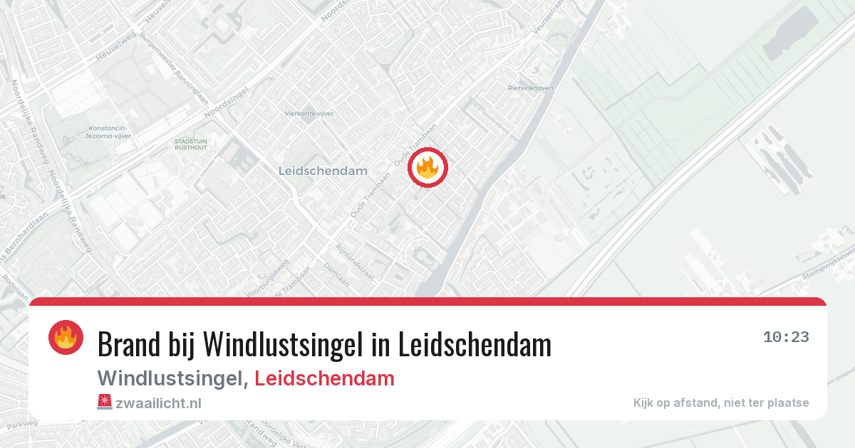 Brand bij Windlustsingel in Leidschendam — 27 jun 2026