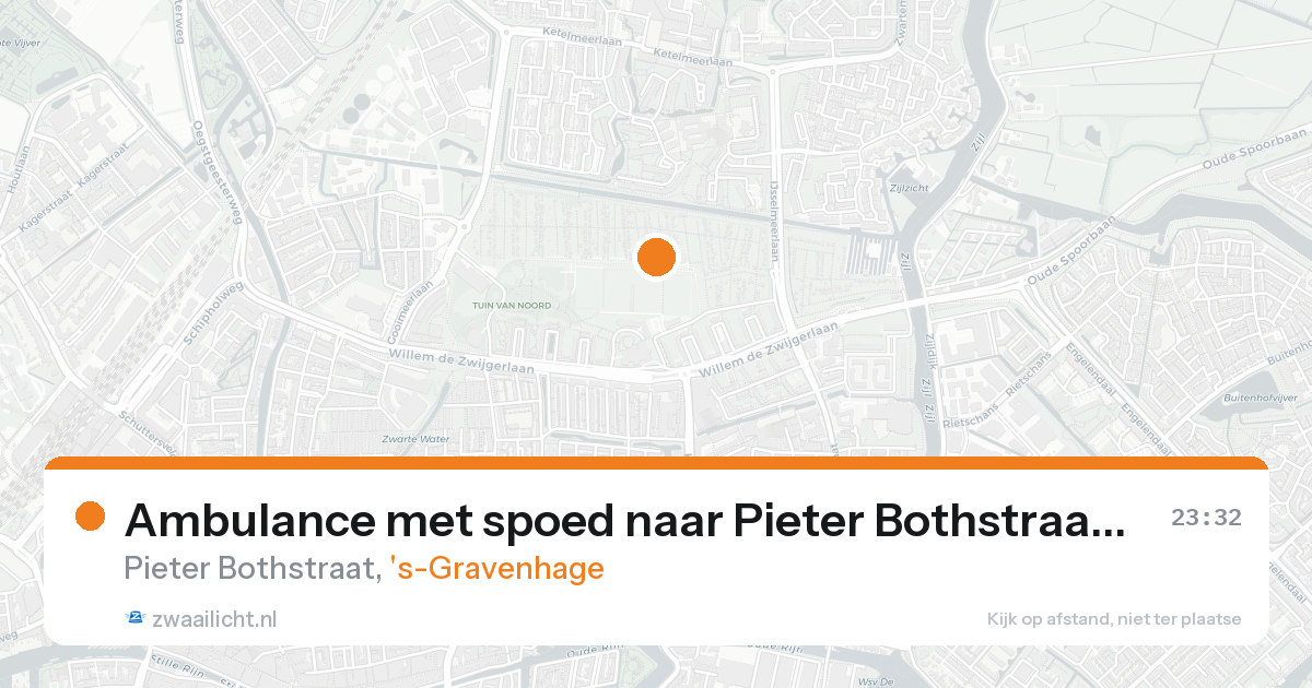 Ambulance met spoed naar Pieter Bothstraat in 's-Gravenhage — 7 feb 2026
